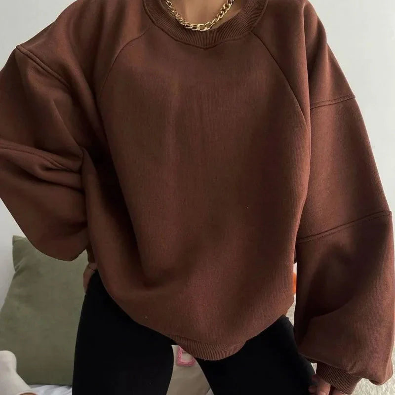 Women’s Oversized Crew Pullover